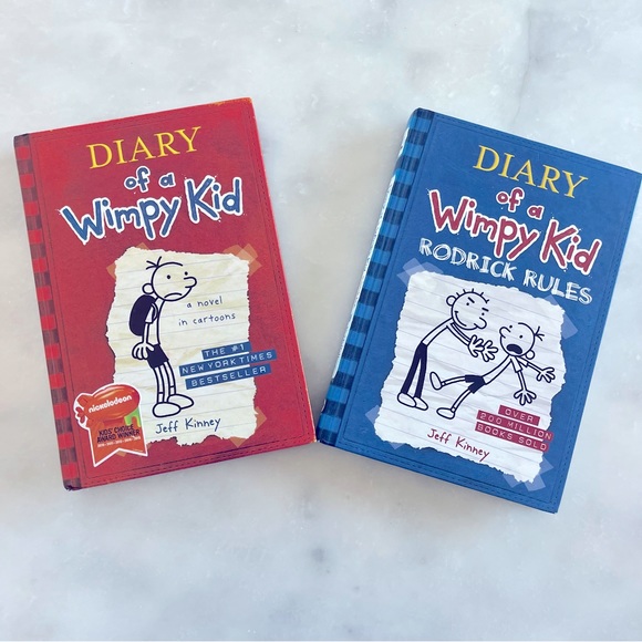 2 x Diary of a Wimpy Kid books - Picture 1 of 3